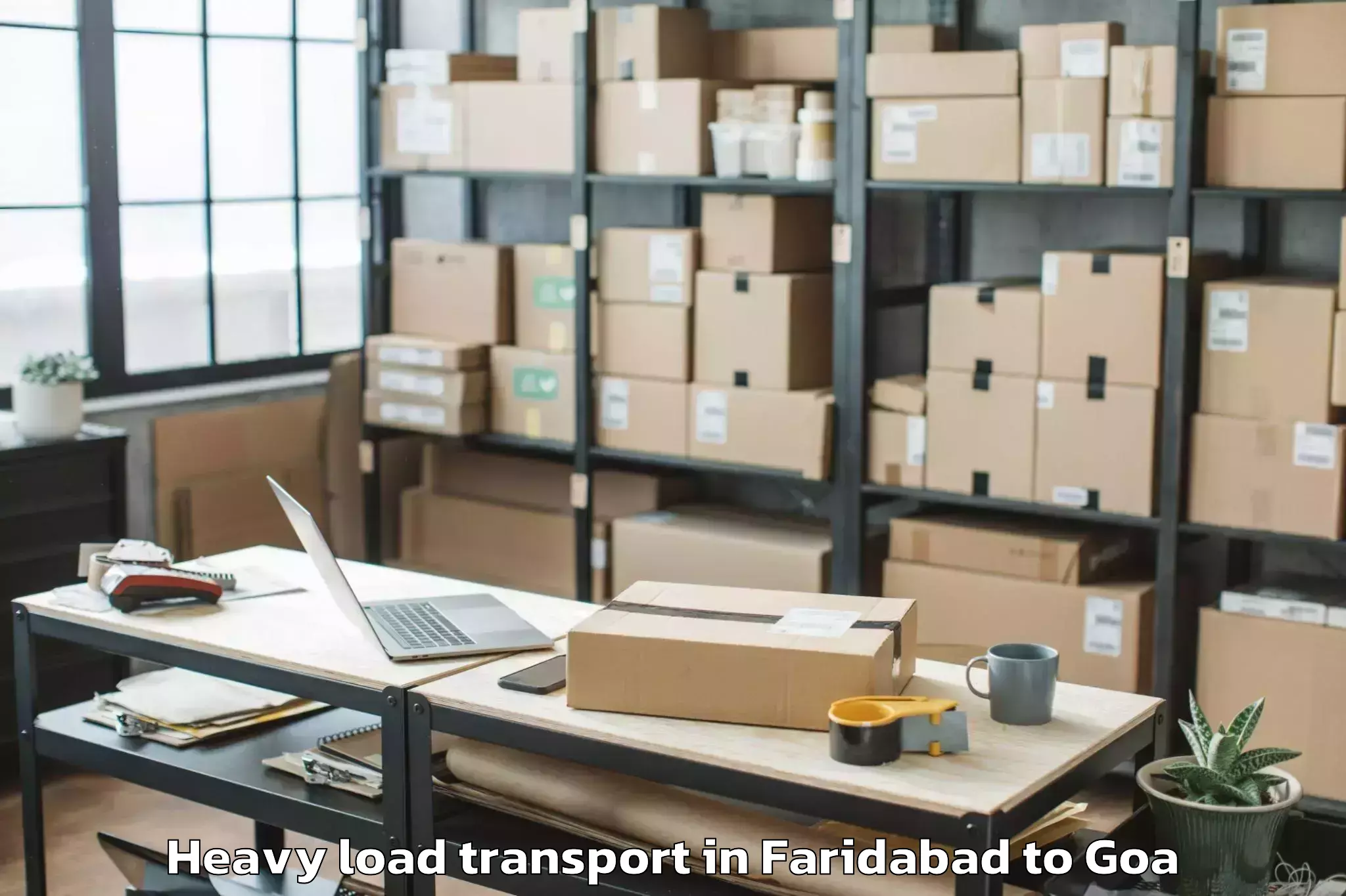 Faridabad to Mormugao Port Heavy Load Transport Booking